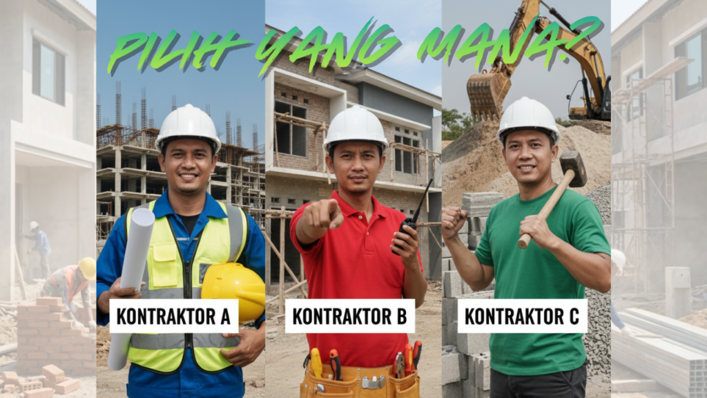 ceklist memilih kontraktor