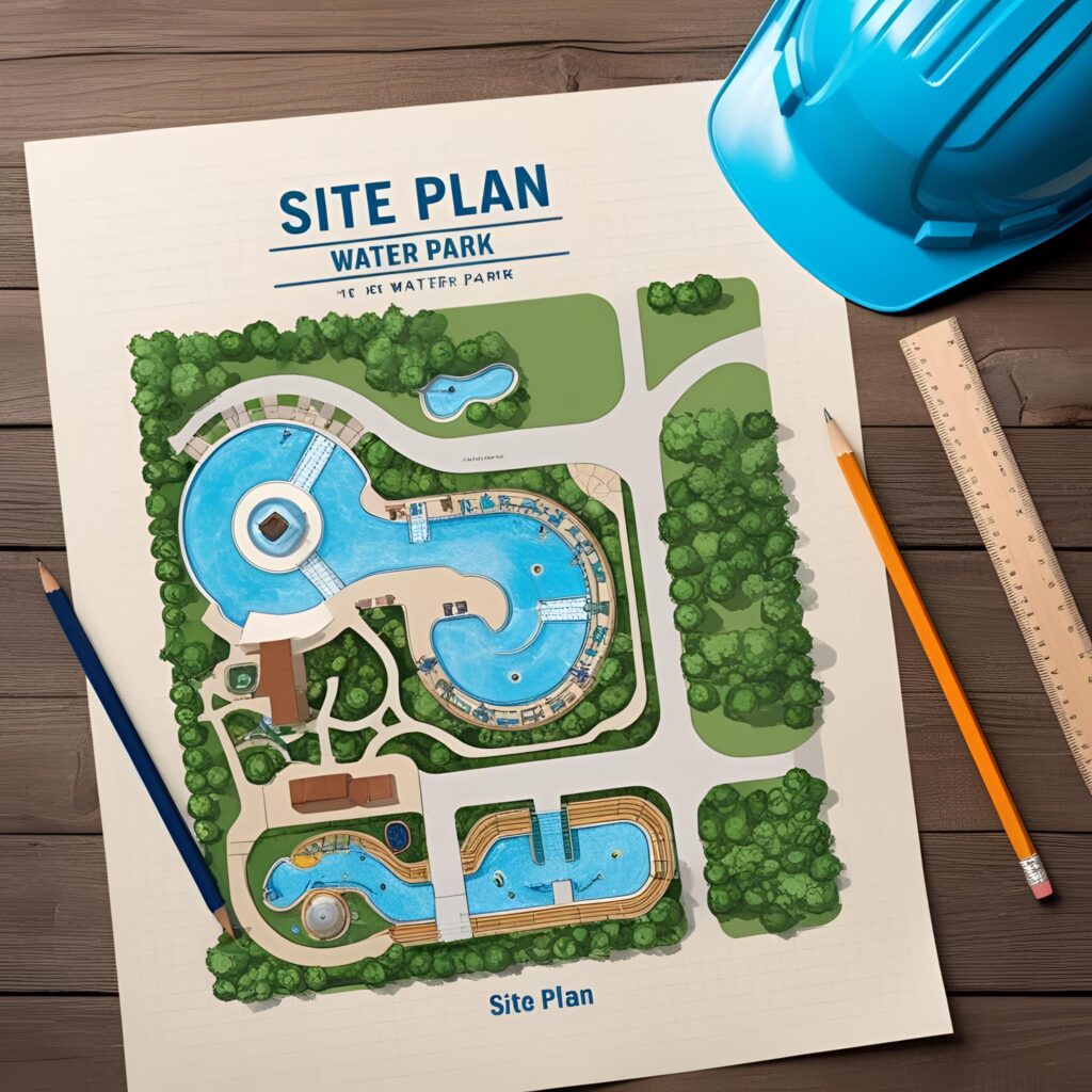 ilustrasi site plan