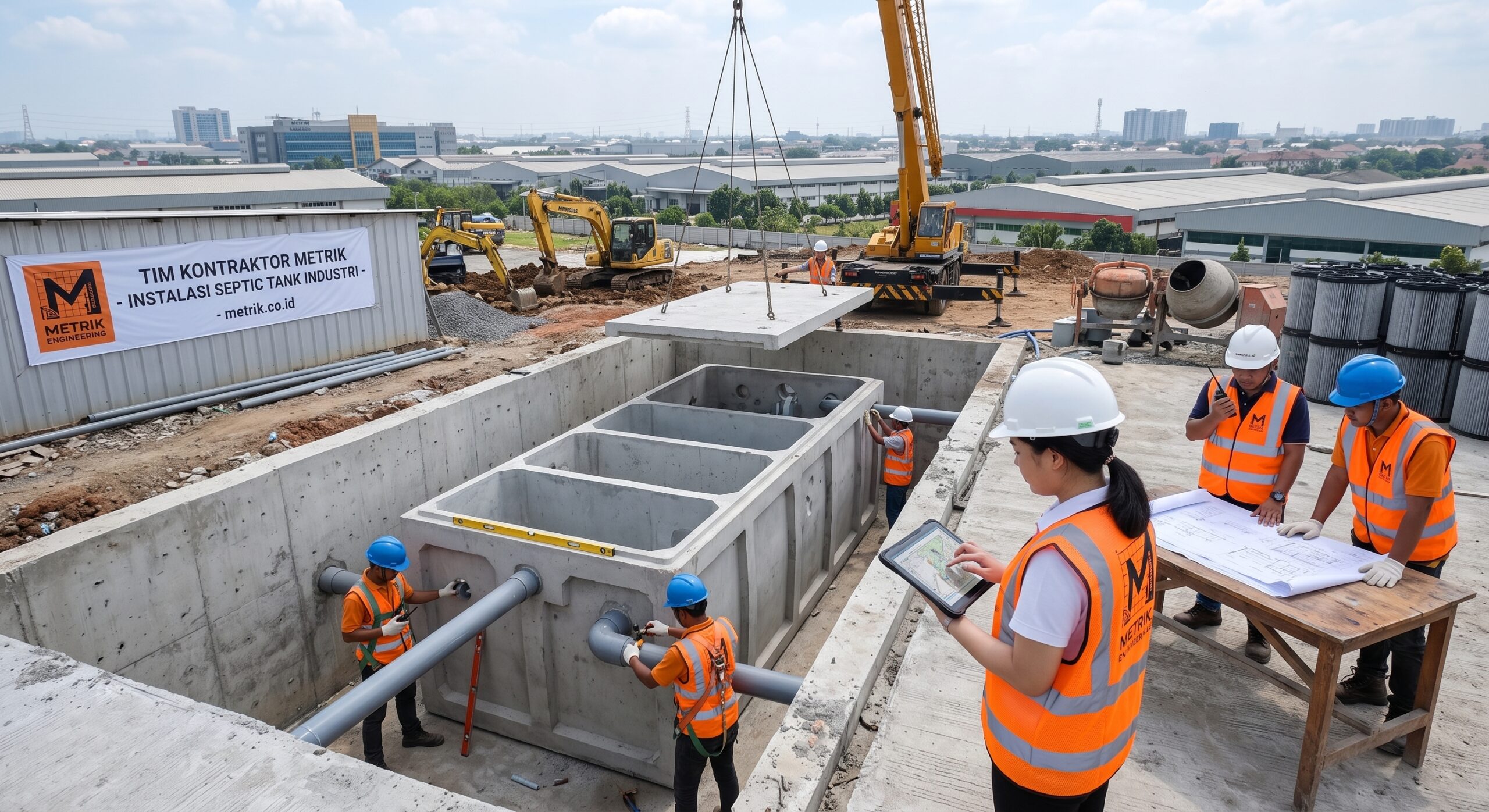 instalasi septic tank industri